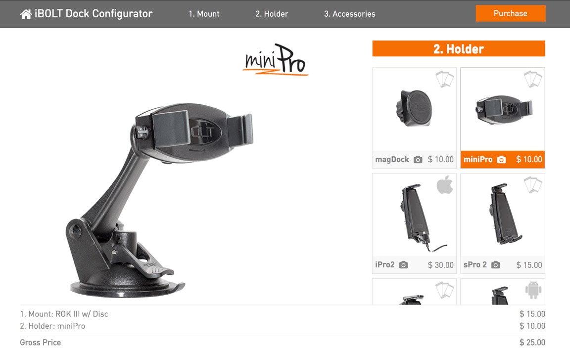 iBOLT Configurator - Build Your Own Mount