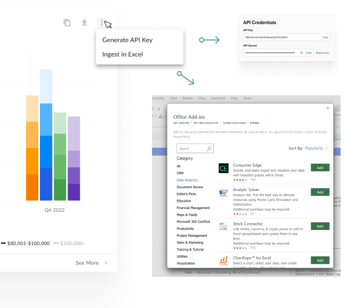 API Key and Excel Plugin